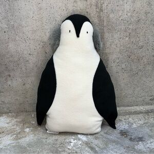 Pottery Barn Kids Muffy Penguin Plush Pillow Accent Stuffed Decor